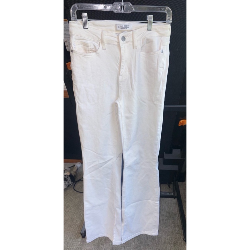 Judy blue jeans white flare 5/27